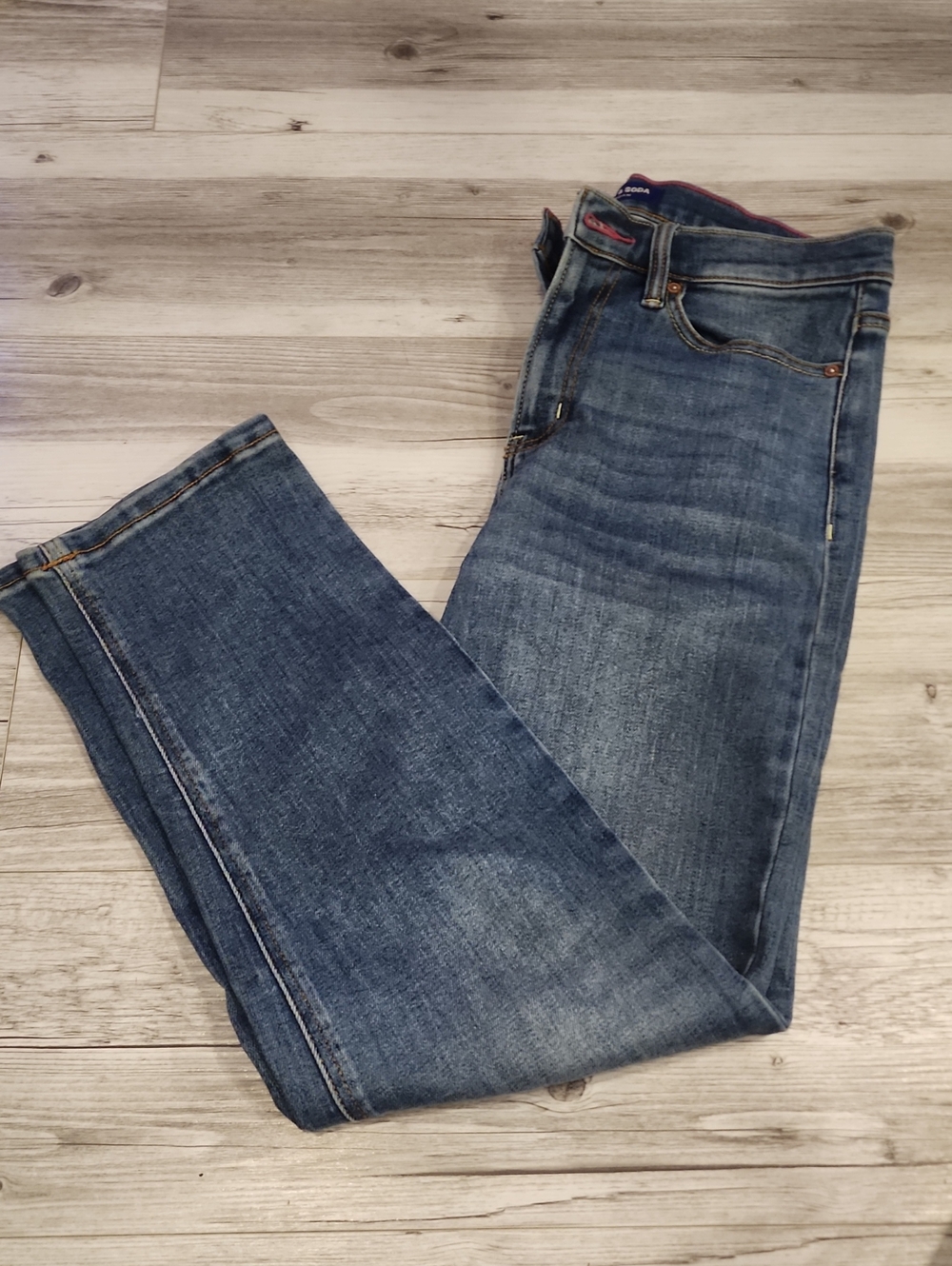 Scotch & Soda Blue Straight-Leg Jeans